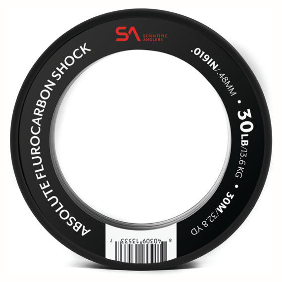 SA Absolute Fluorocarbon Shock Tafsmaterial 0,45mm i gruppen Krok & Småplock / Tafsar & Tafsmaterial / Tafsmaterial / Tafsmaterial Flugfiske hos Sportfiskeprylar.se (135597r)
