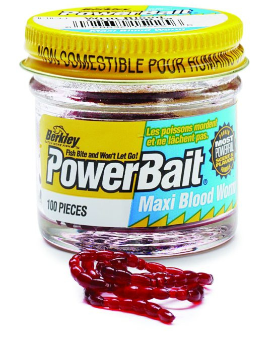 POWER BAIT BLOODWORMS MAXI BLOOD RED