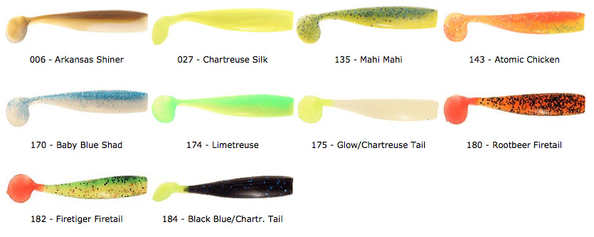 Shaker Shad, 8cm - 8/10pack