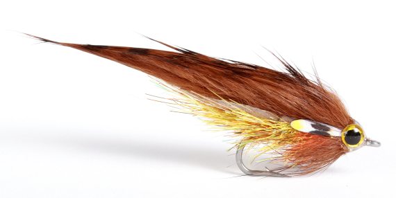Midi Zonker Golden Brown - 6cm i gruppen Fiskedrag / Flugor / Streamers hos Sportfiskeprylar.se (101981GL)