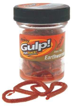 GULP Earthworms - Röd i gruppen Fiskedrag / Boilies, Krokbeten & Mäsk / Pasta & Deg hos Sportfiskeprylar.se (1092973)