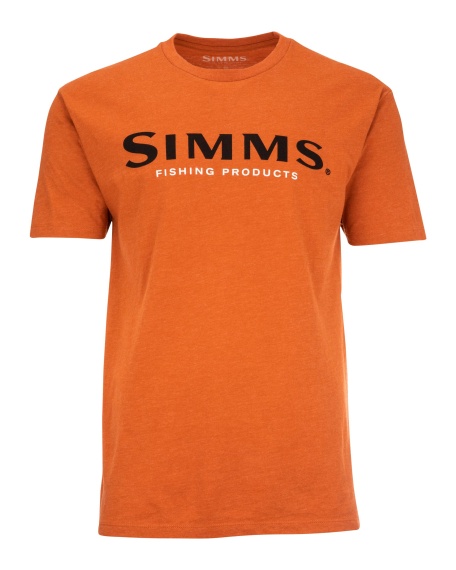 Simms Logo T-Shirt Adobe Heather i gruppen Kläder & Skor / Kläder / T-shirts hos Sportfiskeprylar.se (12803-799-20r)