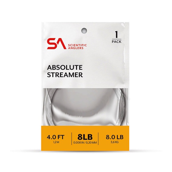 SA Absolute Streamer Leader 4\' i gruppen Krok & Småplock / Tafsar & Tafsmaterial / Färdiga Tafsar / Taperade Flugfisketafsar hos Sportfiskeprylar.se (134781r)