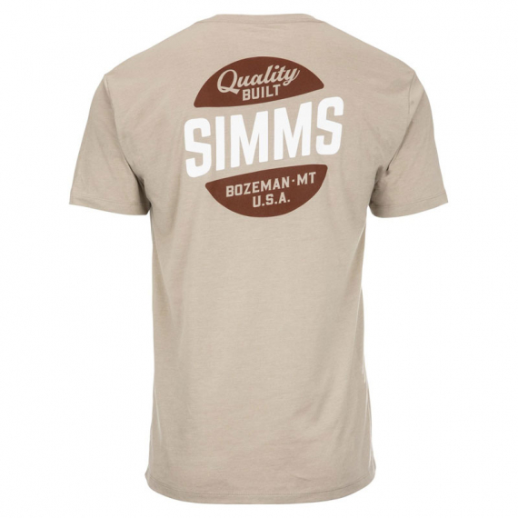 Simms Quality Built Pocket T-Shirt Khaki Heather i gruppen Kläder & Skor / Kläder / T-shirts hos Sportfiskeprylar.se (13518-976-30r)