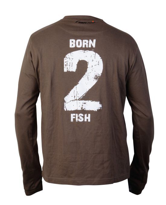ProLogic Born 2 Fish Long Sleeve T-shirt i gruppen Kläder, flytoveraller & skor / Tröjor & T-shirts hos Sportfiskeprylar.se (43912r)