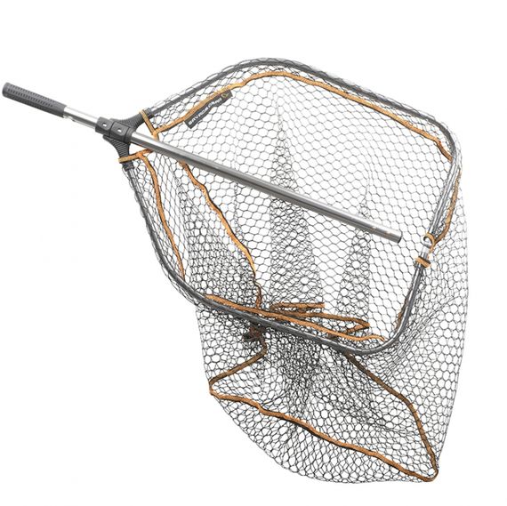 Savage Gear Pro Folding Rubber Large Mesh Landing Net L (65x50cm) i gruppen Verktyg & Tillbehör / Håvar / Predatorhåvar hos Sportfiskeprylar.se (50803)