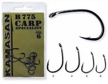 Kamasan B775 - Carp Specialist i gruppen Mete & Specimenfiske / Krok hos Sportfiskeprylar.se (B775-08r)
