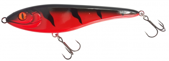 Big Bandit - Red Tiger (Suspending) i gruppen Beten, Jerkbaits & Drag / Jerkbaits / Big Bandit hos Sportfiskeprylar.se (BBREDTIGER)