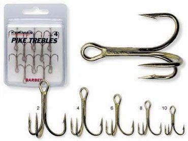 Kamasan K62 - Pike Treble i gruppen Mete & Specimenfiske / Krok hos Sportfiskeprylar.se (BK62-710r)