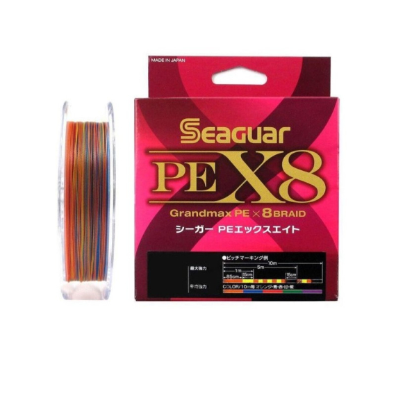 Seaguar PE X8 Grandmax 300m Multicolor i gruppen Fiskelinor / Flätlinor & Superlinor hos Sportfiskeprylar.se (BOB-00-SEAGUAR-00-0026r)