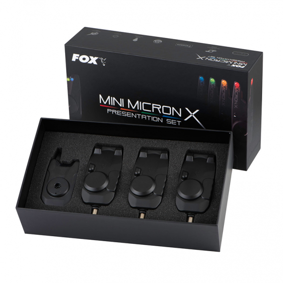 Fox Mini Micron X 3 Rod Set i gruppen Verktyg & Tillbehör / Nappalarm & Indikatorer / Nappalarm hos Sportfiskeprylar.se (CEI198)