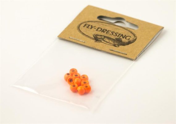 Bauer Pike Beads 0,6g - Fluo Orange i gruppen Krok & Småplock / Flugbindning / Flugbindningsmaterial / Shanks & Pärlor hos Sportfiskeprylar.se (FD-C5004)