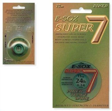 Drennan E-Sox Super 7 Wire i gruppen Mete & Specimenfiske / Linor & Tafsmaterial hos Sportfiskeprylar.se (H505-28r)