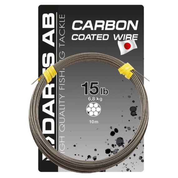 Darts Carbon Coated Wire i gruppen Krok & Småplock / Tafsar & Tafsmaterial / Tafsmaterial / Wire hos Sportfiskeprylar.se (H511-60r)
