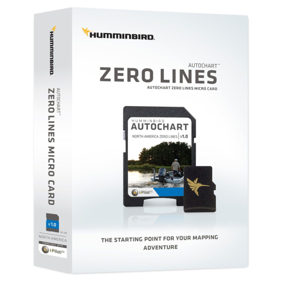 Humminbird AutoChart ZeroLine, SD kort i gruppen Marinelektronik & Båt / Sjökort & Kartor hos Sportfiskeprylar.se (H600033-1M)