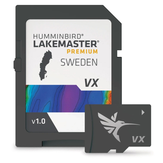 Humminbird Lakemaster VX Premium Sweden i gruppen Marinelektronik & Båt / Sjökort & Kartor hos Sportfiskeprylar.se (H602022-1)