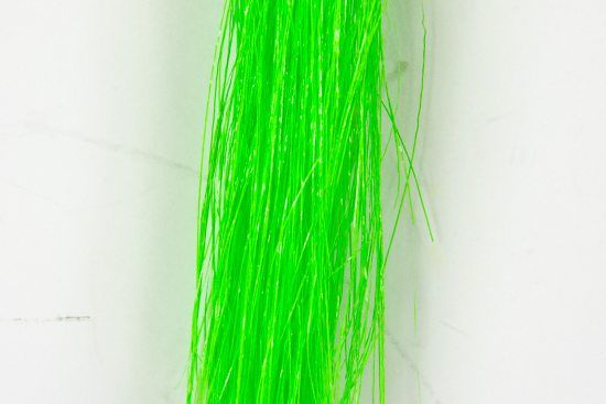 Fluo Neon Flashabou - Chartreuse i gruppen Krok & Småplock / Flugbindning / Flugbindningsmaterial / Flash & Syntetvingar hos Sportfiskeprylar.se (H6982)
