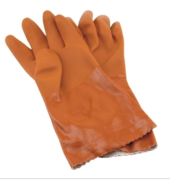 Sea Grip Vinyl Waterproof Gloves, Orange i gruppen Kläder & Skor / Kläder / Handskar & Vantar hos Sportfiskeprylar.se (HG-620-L)