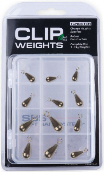 Darts Clip Weights Tungsten Box i gruppen Krok & Småplock / Jiggskallar / Clip Weights hos Sportfiskeprylar.se (K0002-900)