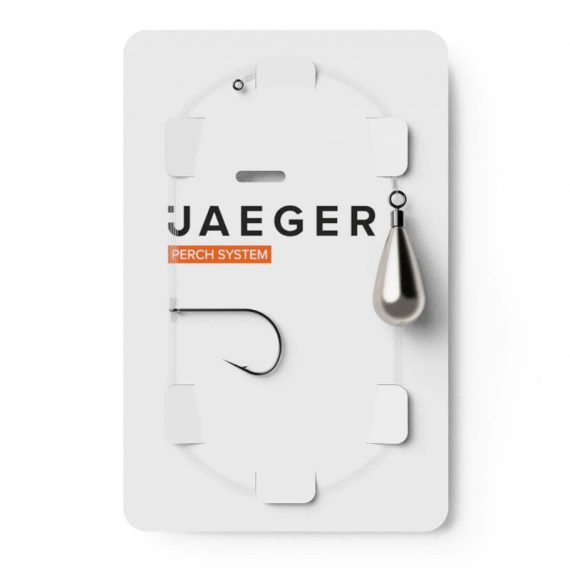 Jaeger Drop-Shot Rig (1 Hook) i gruppen Krok & Småplock / Färdiga Riggar / Färdiga Abborriggar hos Sportfiskeprylar.se (PRC-DRO-2)
