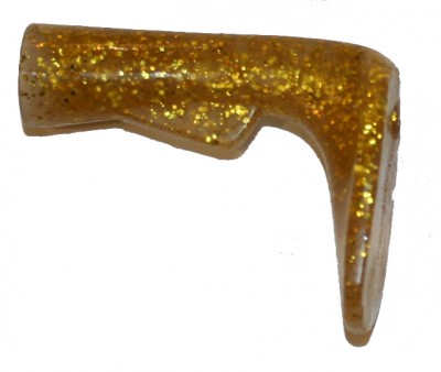 SvartZonker Paddles 2pack - Guldglitter i gruppen Beten, Jerkbaits & Drag / Tailbeten hos Sportfiskeprylar.se (Paddles-2pack)