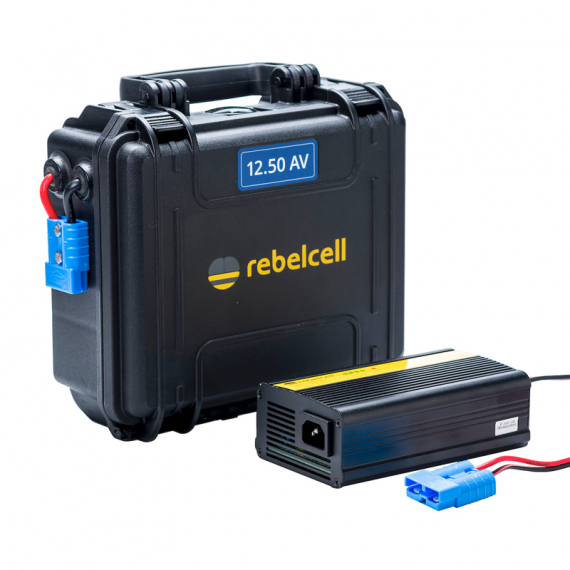 Rebelcell Outdoorbox 12.50 AV Med Laddare 12.6V10A i gruppen Marinelektronik & Båt / Marinbatterier & Laddare / Marinbatterier / Litiumbatterier hos Sportfiskeprylar.se (RC12050REUBOXPACK)