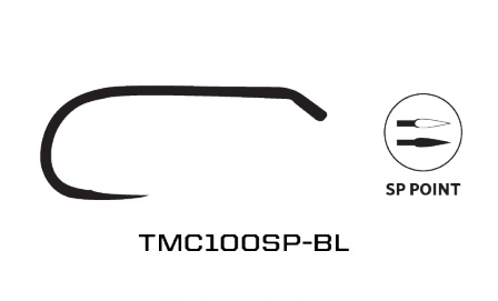 Tiemco 100SP BL Barbless 20-pack i gruppen Krok & Småplock / Krok / Flugbindningskrok hos Sportfiskeprylar.se (T100SP-12r)