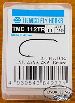 Tiemco 112 Trout Dry Fly, Extra Wide #11 i gruppen Krok & Småplock / Krok / Flugbindningskrok hos Sportfiskeprylar.se (T112TR-11)