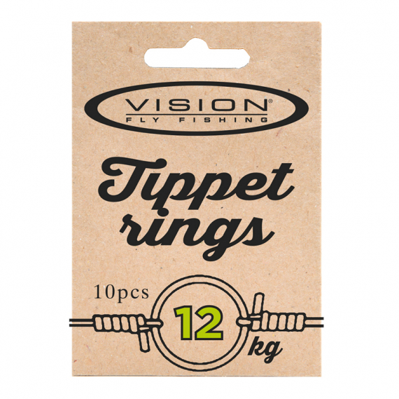 Vision Tippet Rings, Small 12kg test i gruppen Krok & Småplock / Tafsar & Tafsmaterial / Tafsmaterial / Tafsmaterial Flugfiske hos Sportfiskeprylar.se (VTR)