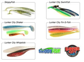 100-pack Vertikaljigg (Lunker City & Skippyfish)