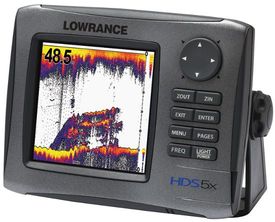 Lowrance HDS-5x Ekolod (83/200 kHz)
