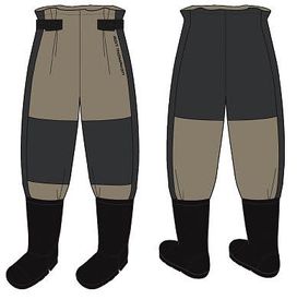 Ron Thompson Nylo-Stretch Deluxe Waist Wader w/Cleated