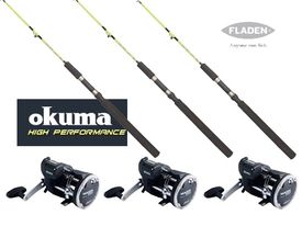 3-pack ismeteset inkl. Fladen Ice Pike & Okuma Magda 20
