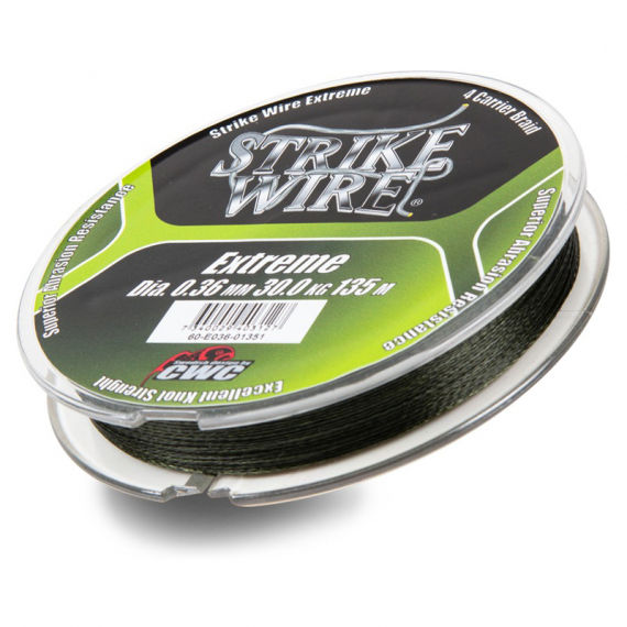 Strike Wire Extreme 0,10mm/6kg -135m, Mossgrön i gruppen Fiskelinor / Flätlinor & Superlinor hos Sportfiskeprylar.se (60-E010-01351)
