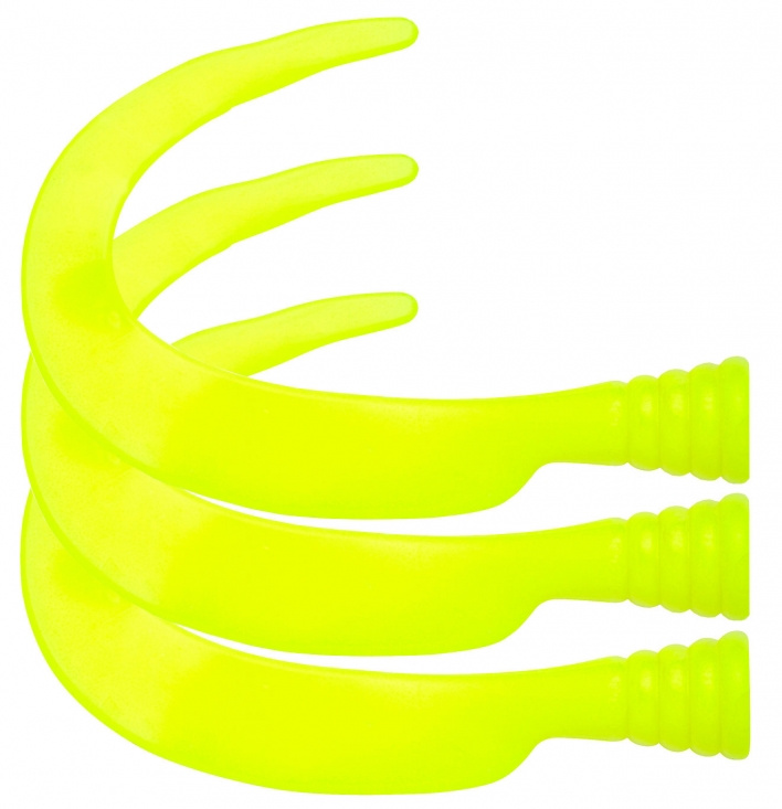 Extra Tail/Svans till McTail - 3pack, Fluo Yellow