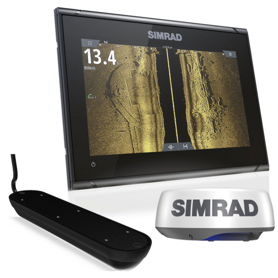 Simrad GO9 XSE med Active Imaging 3-i-1-givare & HALO20+-radar i gruppen Marinelektronik & Båt / Ekolod & Plotter / Plotter hos Sportfiskeprylar.se (000-15618-001)