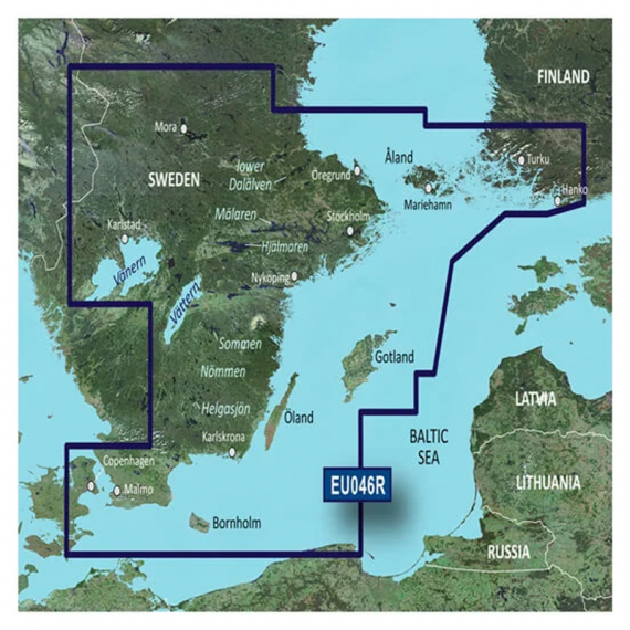 Garmin Bluechart G3 046R Malmö-Öregrund i gruppen Marinelektronik & Båt / Sjökort & Kartor hos Sportfiskeprylar.se (010-C0782-20)