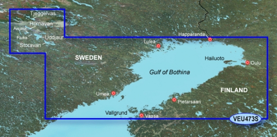 Garmin Bluechart G3 Vision 473S Övik-Haparanda i gruppen Marinelektronik & Båt / Sjökort & Kartor hos Sportfiskeprylar.se (010-C0817-00)