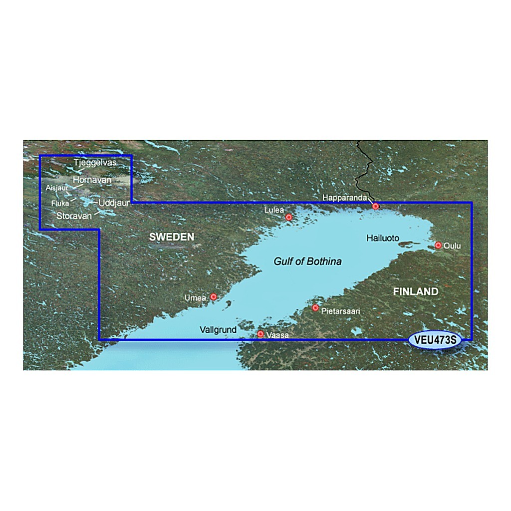 Garmin Bluechart G3 Vision 473S Övik-Haparanda i gruppen Marinelektronik & Båt / Sjökort & Kartor hos Sportfiskeprylar.se (010-C0817-00)