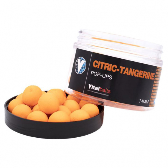 Vital Baits Pop-ups Citric-Tangerine 50g i gruppen Fiskedrag / Boilies, Krokbeten & Mäsk / Popups & Wafters hos Sportfiskeprylar.se (04-0028r)