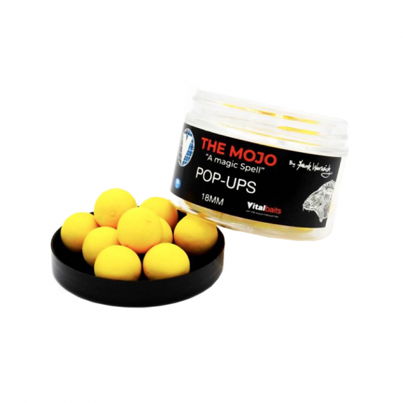 Vital Baits Pop-ups The Mojo Yellow 50g i gruppen Fiskedrag / Boilies, Krokbeten & Mäsk / Popups & Wafters hos Sportfiskeprylar.se (04-0042r)