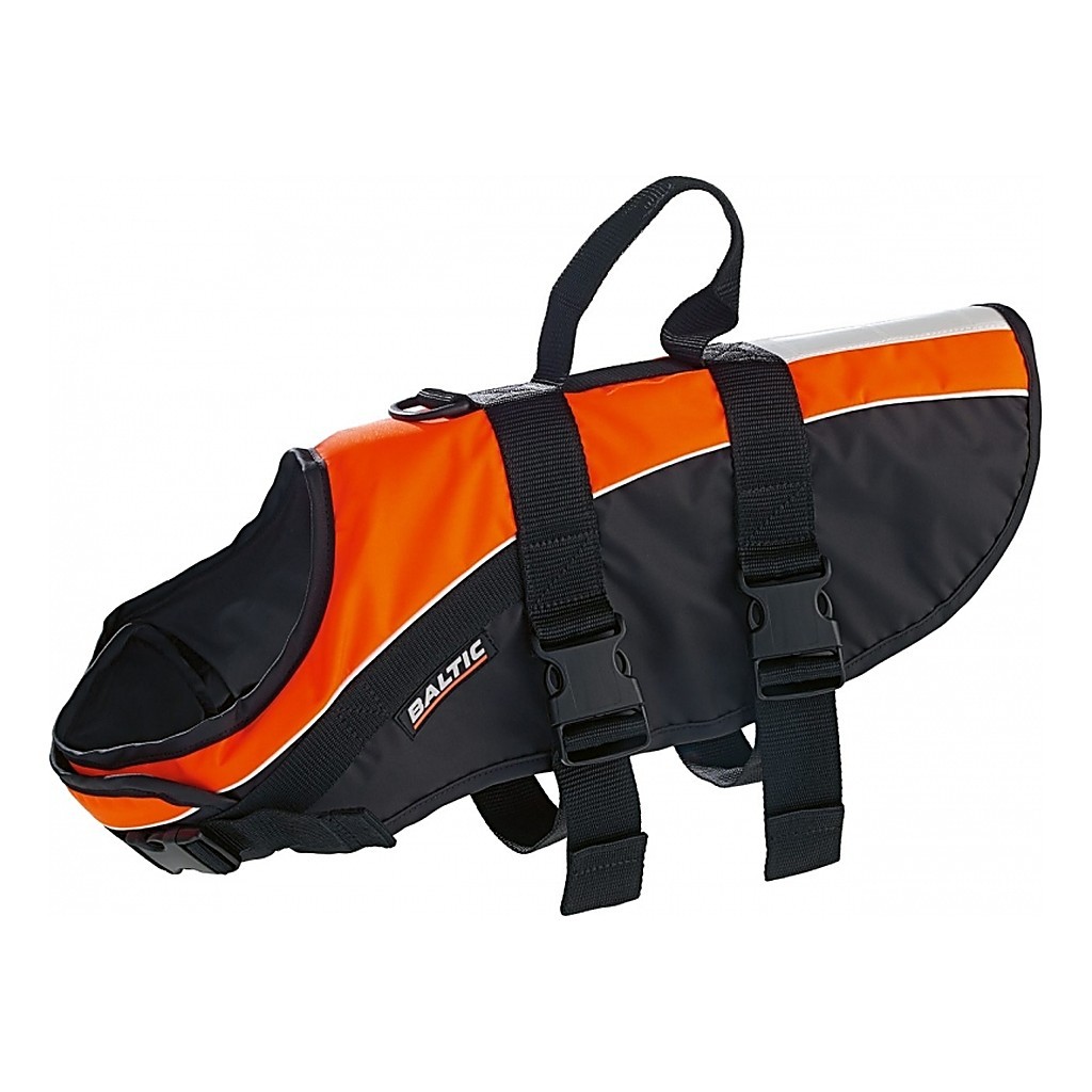 Baltic Mascot Hundväst Svart/Orange i gruppen Kläder & Skor / Flytplagg / Flytvästar / Hund- & kattflytvästar hos Sportfiskeprylar.se (0430-000-0r)