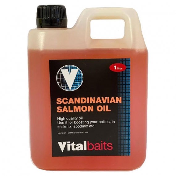 Vital Baits Scandinavian Salmon Oil 1l i gruppen Fiskedrag / Boilies, Krokbeten & Mäsk / Tillsatser hos Sportfiskeprylar.se (06-0021)