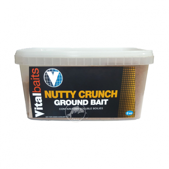 Vital Baits Groundbait Nutty Crunch Bucket 3kg i gruppen Fiskedrag / Boilies, Krokbeten & Mäsk / Mäsk / Groundbait hos Sportfiskeprylar.se (08-0009)
