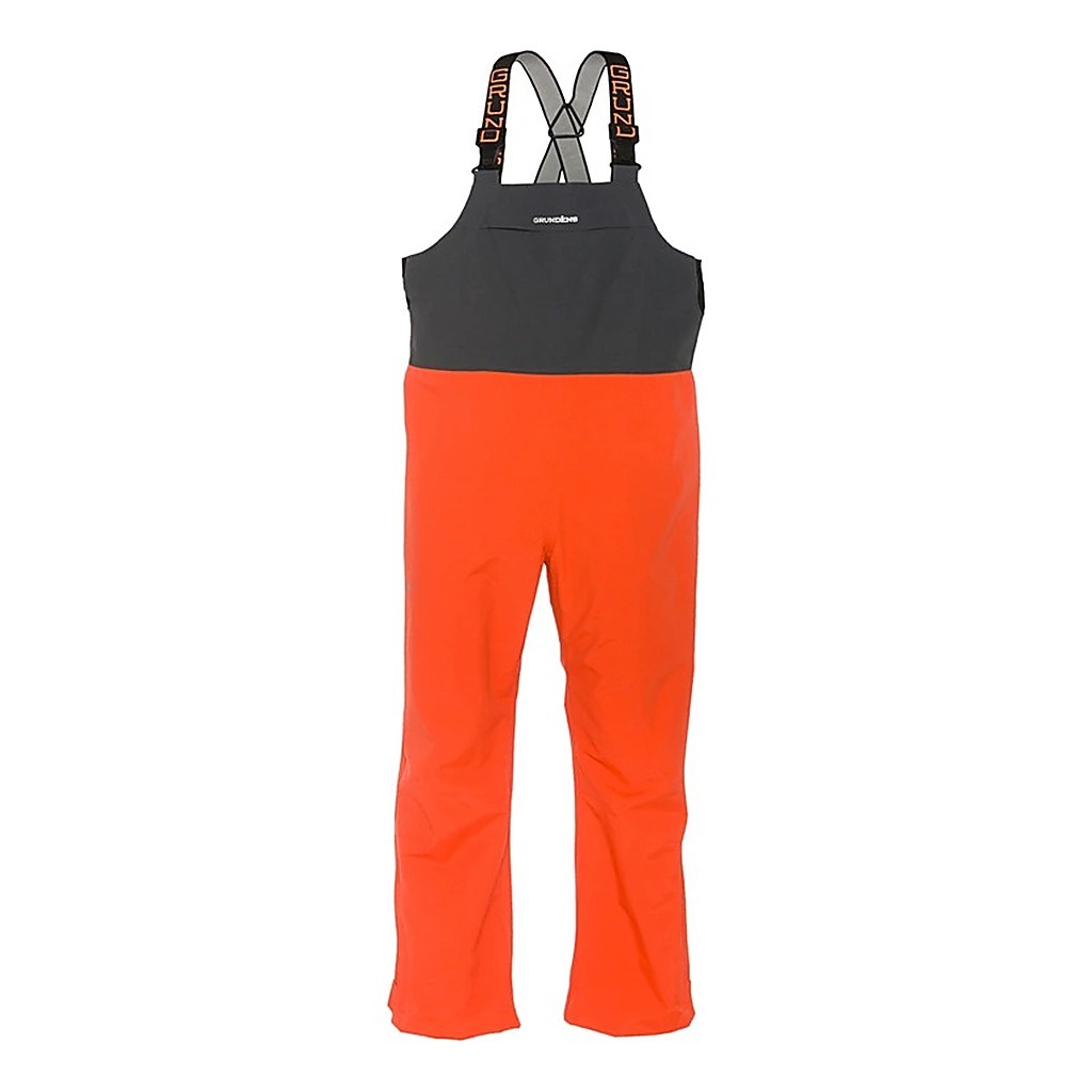 Grundéns Full Share Bib Orange/Grey i gruppen Kläder & Skor / Kläder / Byxor / Bibs hos Sportfiskeprylar.se (10048-802-0013r)