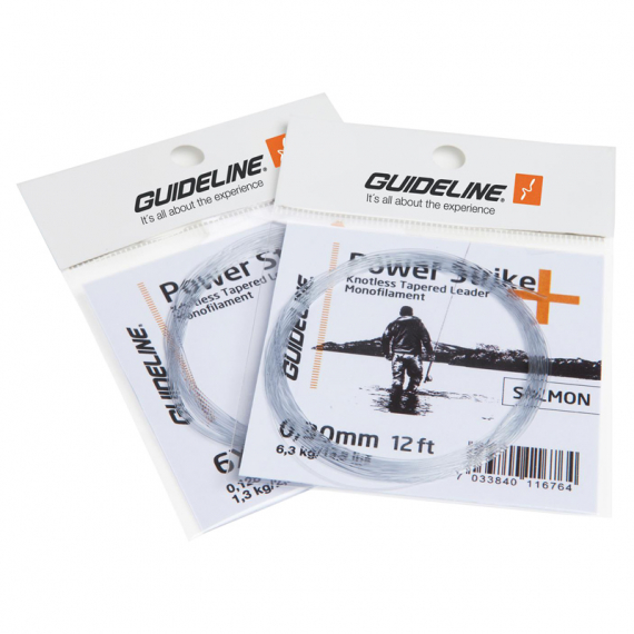Guideline Power Strike Salmon i gruppen Krok & Småplock / Tafsar & Tafsmaterial / Färdiga Tafsar / Taperade Flugfisketafsar hos Sportfiskeprylar.se (100895GLr)