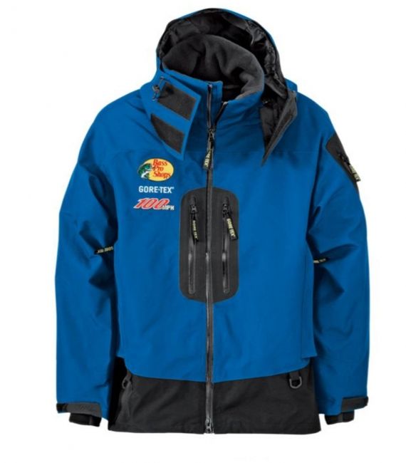 Bass Pro 100MPH GORE-TEX Rain Parka Nautical Blue i gruppen Kläder & Skor / Kläder / Jackor hos Sportfiskeprylar.se (100mphparka-nautblue)