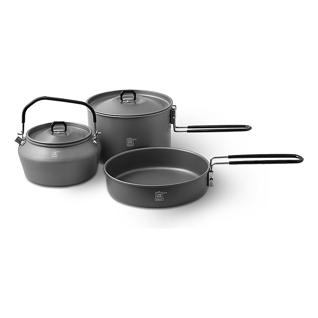 Delphin Camping Cookware Set 3-in-1 i gruppen Outdoor / Friluftskök & Redskap / Koppar & Muggar hos Sportfiskeprylar.se (101000469)