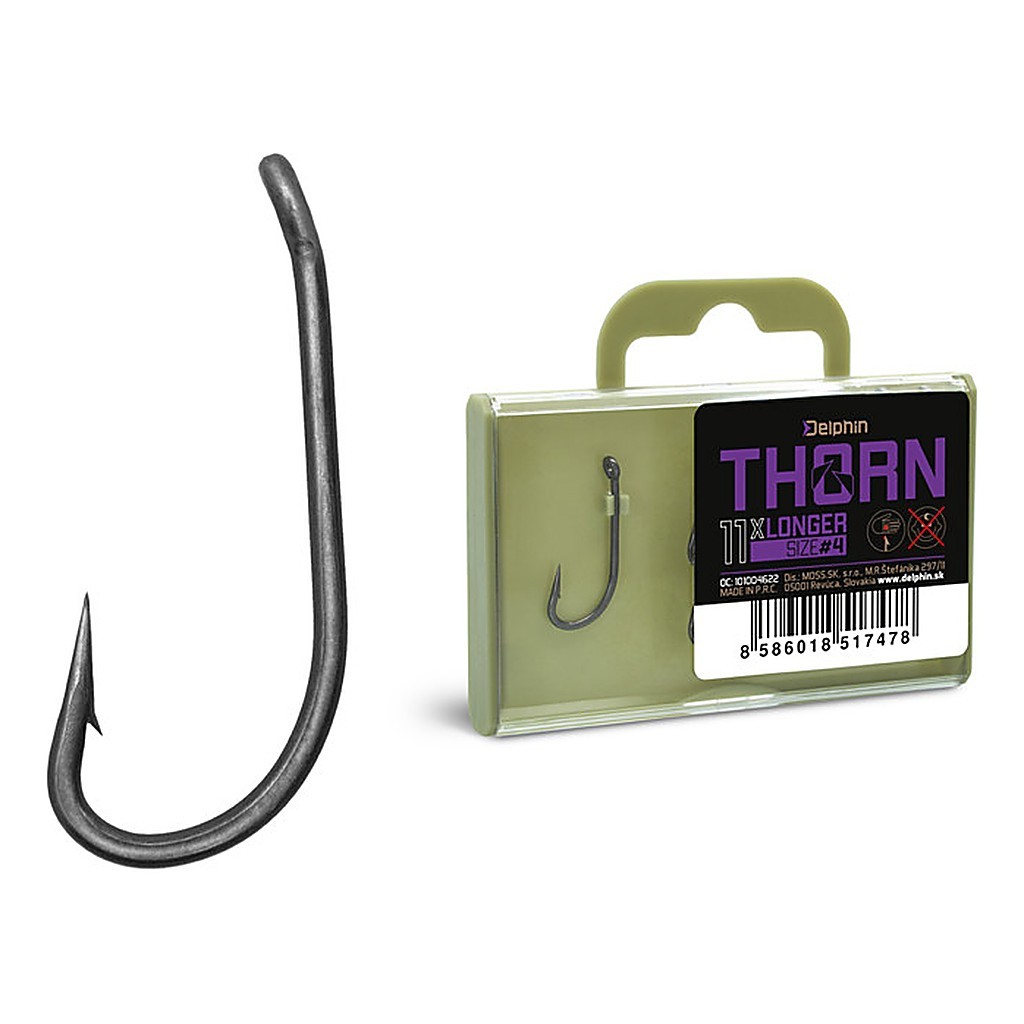 Delphin Thorn Longer 11x i gruppen Krok & Småplock / Krok / Specimenkrok hos Sportfiskeprylar.se (101004620r)