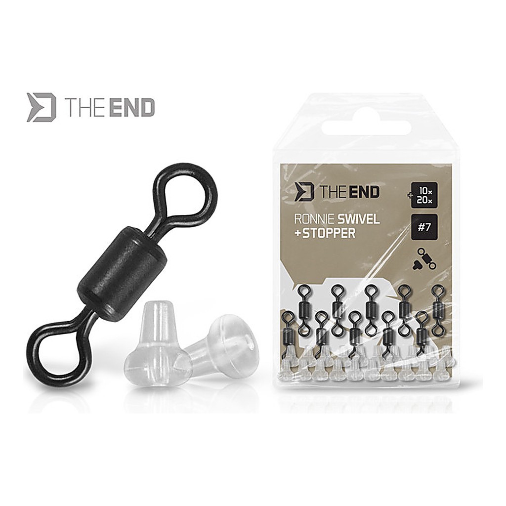 Delphin Ronnie Swivel + Stopper Set - 10+20-pack i gruppen Krok & Småplock / Riggtillbehör / Övriga Riggtillbehör hos Sportfiskeprylar.se (101005858r)